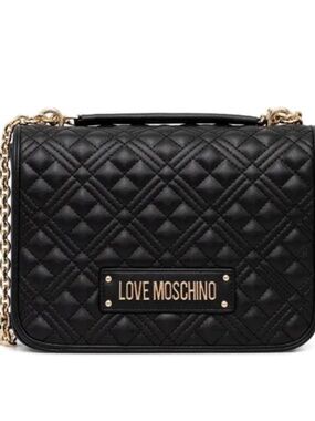 Love Moschino Quilted Logo Crossbody Bag